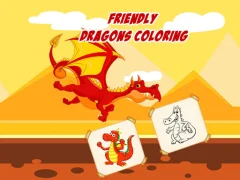 Friendly Dragons Coloring — 無料オンラインゲーム