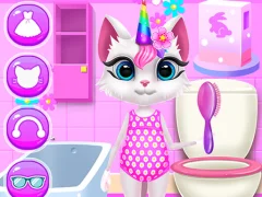 ゲームKitty Unicorn Daily Careオンライン