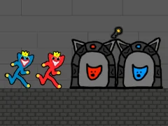 Red and Blue Stickman Huggy 2 — 無料オンラインゲーム