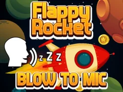 Flappy Rocket Playing with Blowing to Mic — 無料オンラインゲーム