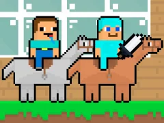 Noob vs Pro HorseCraft — 無料オンラインゲーム