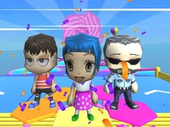 Fall Guys And Girls Chibi Race Knockdown Multiplay — 無料オンラインゲーム