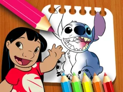 ゲームLilo and Stitch Coloring Bookオンライン
