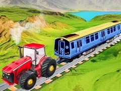 ゲームChain Tractor Train Towing Game 3Dオンライン