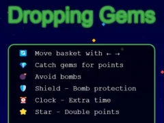 Dropping Gems — 無料オンラインゲーム