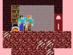 ゲームAlex and Steve Netherオンライン