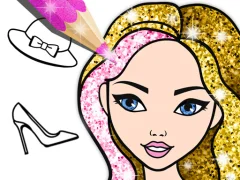 ゲームFashion Coloring Book Glitterオンライン