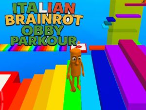 ゲームイタリアのBrainrot Obby Parkour オンライン