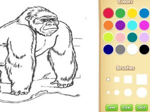 ゲーム動物園動物の子供のためのぬりえオンライン