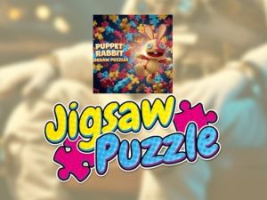 ゲーム人形のウサギジグソーパズルオンライン