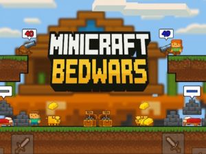 ゲームMinecraft bedwarsオンライン