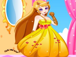 ゲーム猫の女の子のドレスアップオンライン