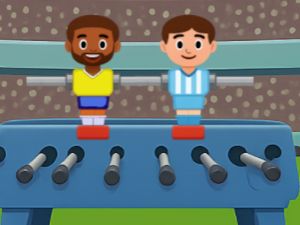 ゲームキックポンテーブルサッカーオンライン