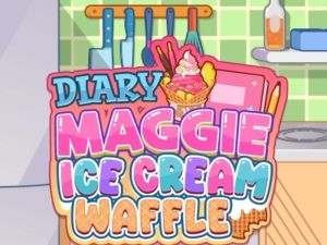 ゲーム日記マギー：アイスクリームワッフルオンライン