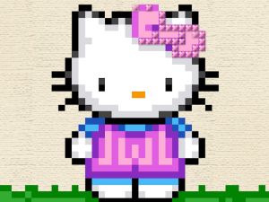 ゲームハローキティクロスステッチオンライン