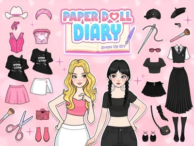 Paper Doll Diary: Dress Up DIY — 無料オンラインゲーム