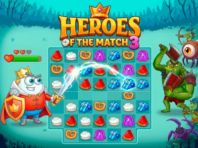 ゲームHeroes of the match 3オンライン