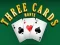 ゲームThree cards monteオンライン
