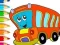 Coloring Book: Bus — 無料オンラインゲーム