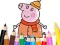 Coloring Book: Mommy Pig Winter — 無料オンラインゲーム
