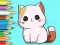 Coloring Book: Cute Kitten — 無料オンラインゲーム