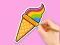 Coloring Book: Rainbow Ice Cream — 無料オンラインゲーム