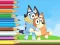 Coloring Book: Bluey And Bingo Holiday — 無料オンラインゲーム
