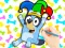 Coloring Book: Clown Bluey — 無料オンラインゲーム