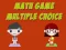 Math Game Multiple Choice — 無料オンラインゲーム