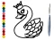 Back To School: Swan Coloring Book — 無料オンラインゲーム
