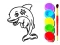 ゲームDolphin Coloring Bookオンライン