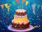 ゲームBirthday cake puzzleオンライン