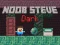 ゲームNoob Steve Darkオンライン