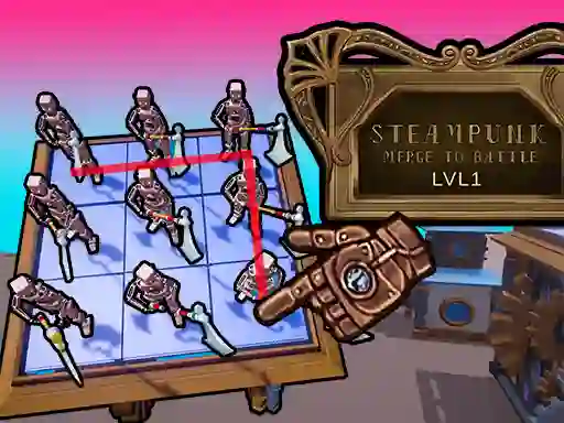 ゲームSteampunk Merge To Battleオンライン