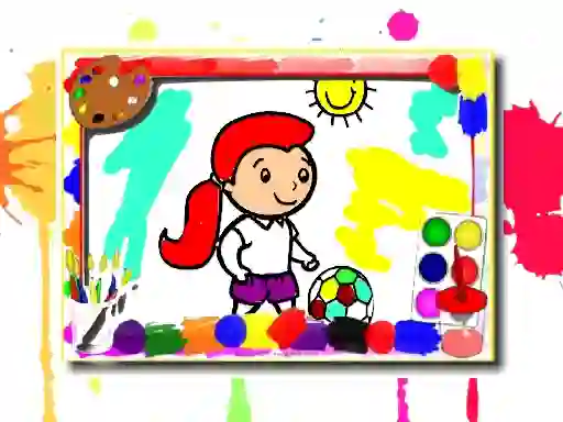 ゲームFootball Coloring Bookオンライン