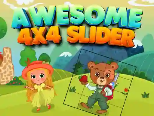 Awesome 4x4 Slider — 無料オンラインゲーム