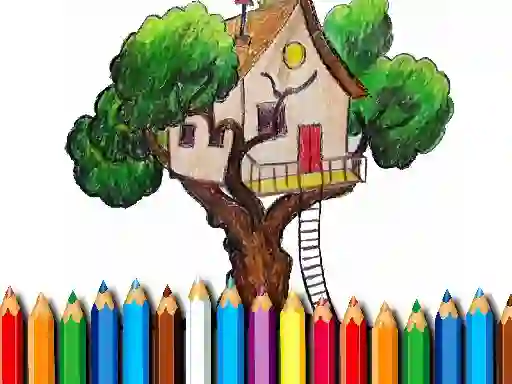 Tree House Coloring Book — 無料オンラインゲーム