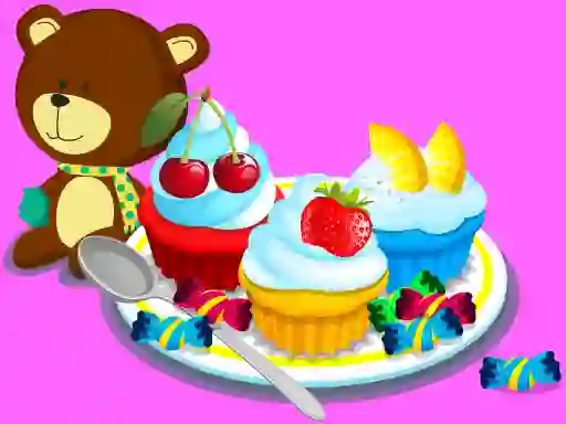 Cooking Colorful Cupcakes — 無料オンラインゲーム