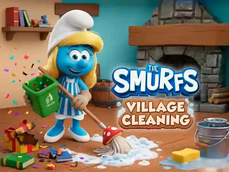 The Smurfs Village Cleaning — 無料オンラインゲーム