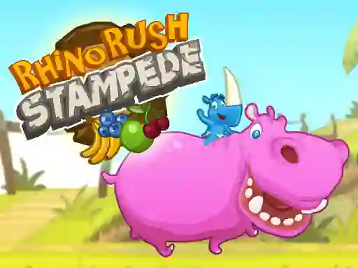 Rhino Rush Stampede — 無料オンラインゲーム