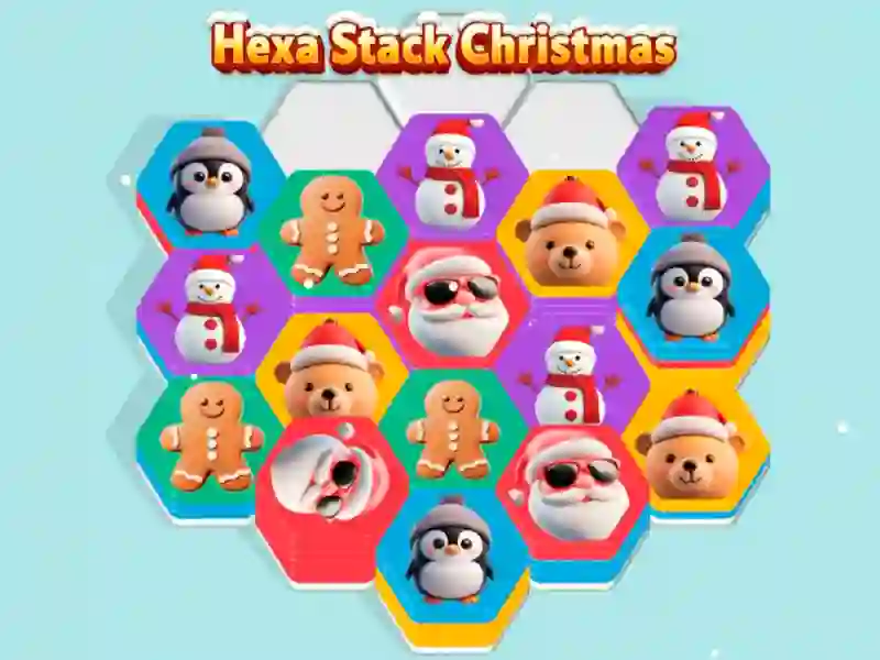 Hexa Stack Christmas — 無料オンラインゲーム
