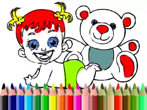 Back To School: Baby Doll Coloring — 無料オンラインゲーム