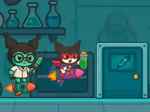 Kitty Kuro Lab Escape — 無料オンラインゲーム