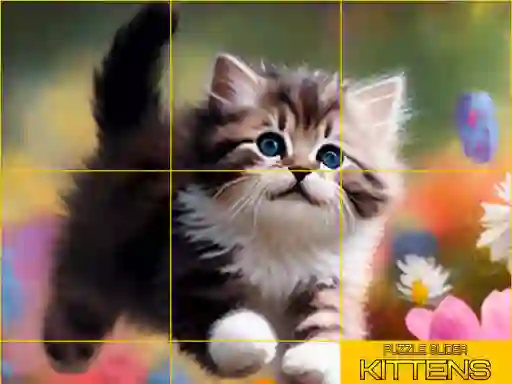 Puzzle Sliding Kittens — 無料オンラインゲーム