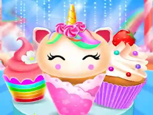 Unicorn Mermaid Cupcake Cooking Design — 無料オンラインゲーム