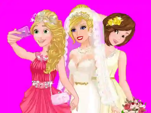 Barbie's Wedding Selfie With Princesses — 無料オンラインゲーム