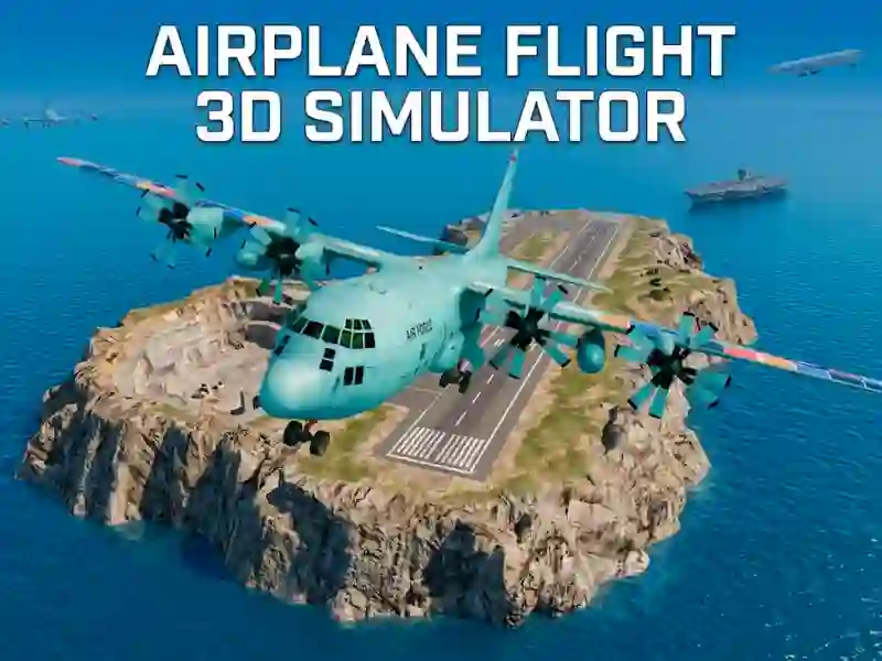Airplane Flight 3D Simulator — 無料オンラインゲーム