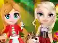 Little Elsa In Red Hood — 無料オンラインゲーム