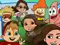 Nickelodeon Tag attack — 無料オンラインゲーム