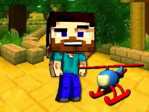 Mineblock Helicopter Adventure — 無料オンラインゲーム